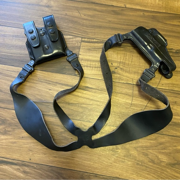 Galco Shoulder Holster Leather Phoenix Arizona SCL248 Black 224B - Picture 1 of 7